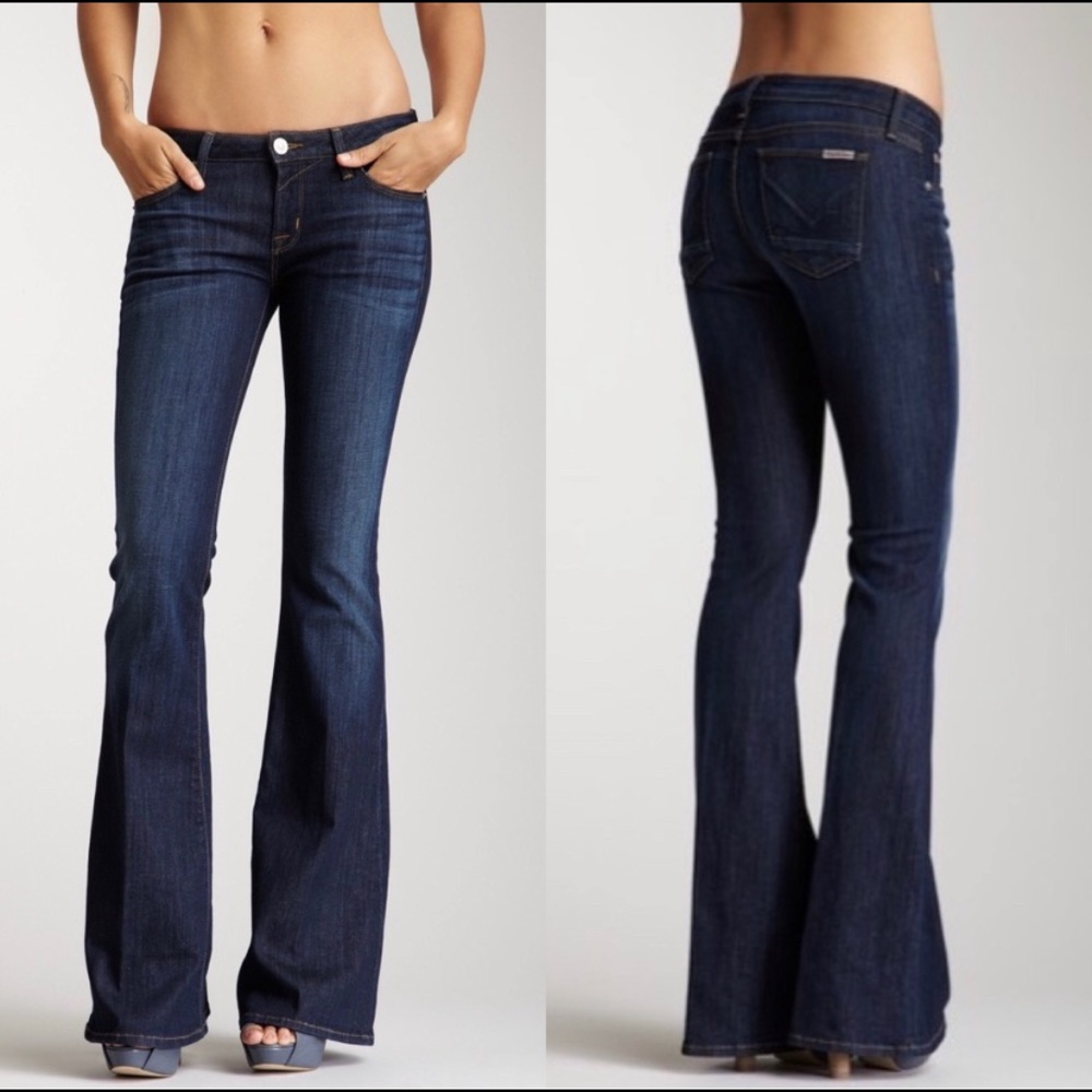Hudson Dark Wash Wide Leg Jeans NWOT